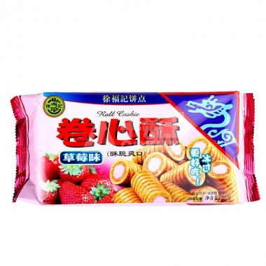 徐福记卷心酥草莓味105g/包