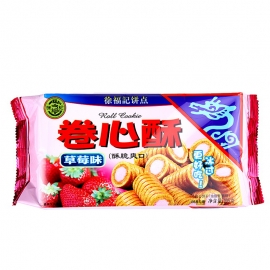 徐福记卷心酥草莓味105g/包