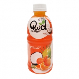 (泰国)趣味香橙果汁饮料（含椰果）320ml/瓶