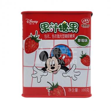 迪士尼果汁软糖(草莓味)105g**/罐