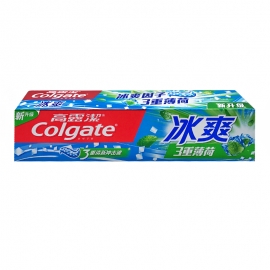高露洁冰爽薄荷牙膏180g**/支