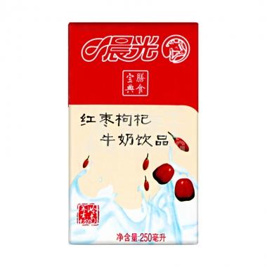 晨光红枣枸杞牛奶250ml/盒
