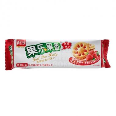 嘉士利果酱夹心草莓味93g/包