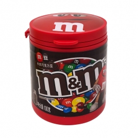 M&M牛奶巧克力豆罐100g/罐