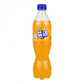 可口可乐芬达橙汁胶瓶500ml/瓶