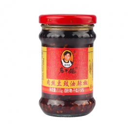 陶华碧老干妈肉丝豆豉油辣椒210g/瓶