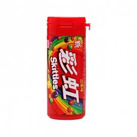 彩虹果汁糖原味迷你筒30g/瓶