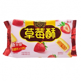 徐福记草莓酥182g/包