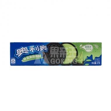 奥利奥夹心饼干冰淇淋绿茶味97g/盒