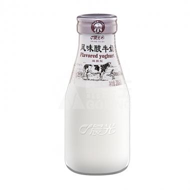 晨光玻璃瓶老酸奶206g18天/瓶