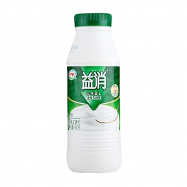 伊利桶装原味酸牛奶450g21天/瓶