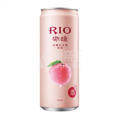 RIO锐澳微醺3度白桃白兰地味鸡尾酒330ml/罐