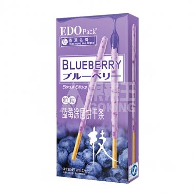 EDO Pack粒粒蓝莓饼干条32g/盒