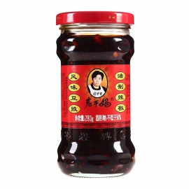 陶华碧老干妈风味豆豉油制辣椒280g/瓶