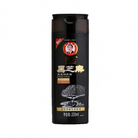 霸王黑芝麻黑亮洗发露200ml**/瓶
