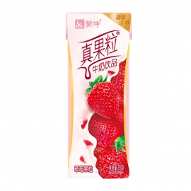 蒙牛真果粒草莓味250ml/盒