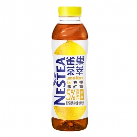 雀巢茶萃柠檬冻红茶果汁茶饮料500ml/瓶