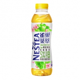 雀巢茶萃樱花青提绿茶果汁茶饮料500ml/瓶