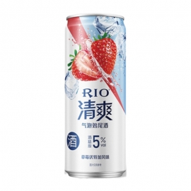 RIO锐澳微醺5度清爽草莓气泡鸡尾酒330ml/罐