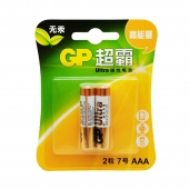 GP超霸Ultra碱性电池7号2粒卡装**/卡