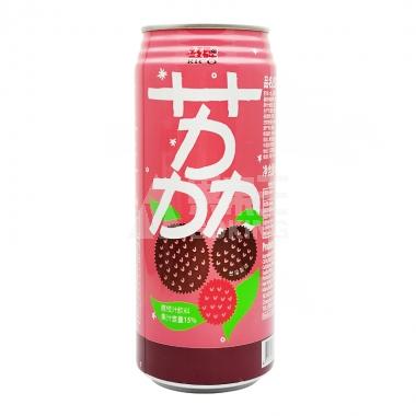 (台湾)红牌荔枝汁罐装饮料490ml**/罐