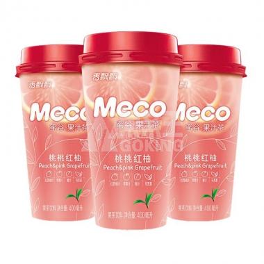 香飘飘Meco蜜谷果汁茶(桃桃红柚)400ml/杯