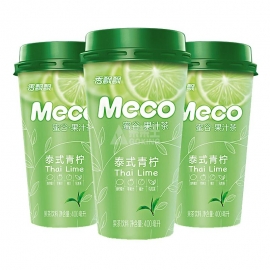 香飘飘Meco蜜谷果汁茶(泰式青柠)400ml/杯