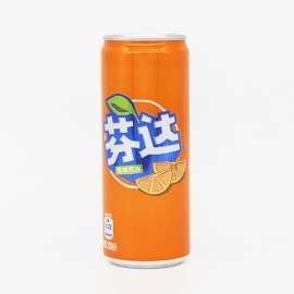 可口可乐芬达橙味汽水细长罐罐装330ml/罐