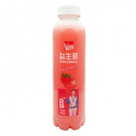 爱吖益生菌发酵复合果汁草莓味488ml/瓶
