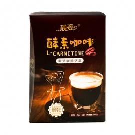 靓姿酵素咖啡即溶咖啡饮品180g/盒