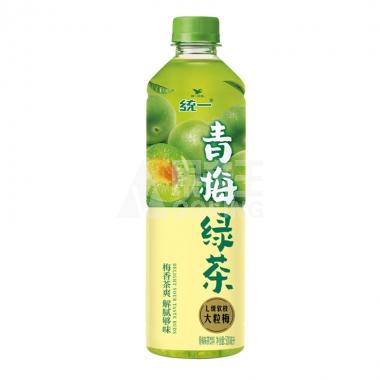 统一青梅绿茶500ml/瓶