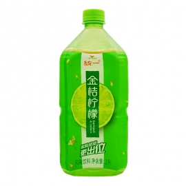 统一金桔柠檬风味饮料原味1L/瓶
