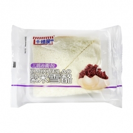 千焙屋紫米雪酪三明治面包100g90天/包