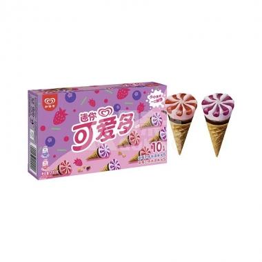 迷你可爱多蓝莓&草莓口味冰淇淋200G