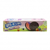奥利奥夹心饼干缤纷双果味树莓+蓝莓97g/盒