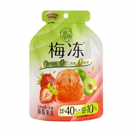 溜溜梅草莓青梅蒟蒻梅冻120g/袋