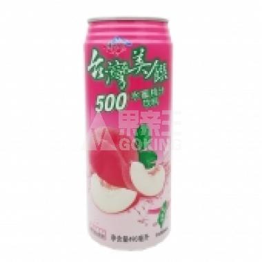 (台湾)美馔水蜜桃汁饮料490ml/罐