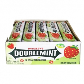 绿箭薄荷糖草莓味铁盒23.8g35粒/罐