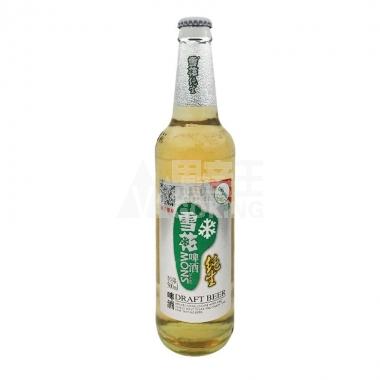 (无奖不回瓶)雪花啤酒纯生瓶装500ML/瓶