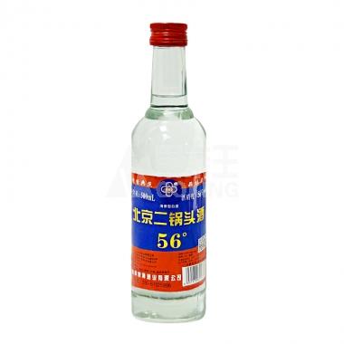 奥喜北京二锅头白瓶蓝标56度500ml/瓶