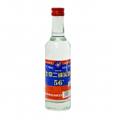 奥喜北京二锅头白瓶蓝标56度500ml/瓶