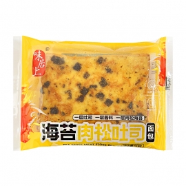 味居上海苔肉松吐司面包80g120天/包