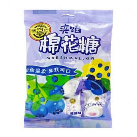 徐福记蓝莓棉花糖袋装64g/包