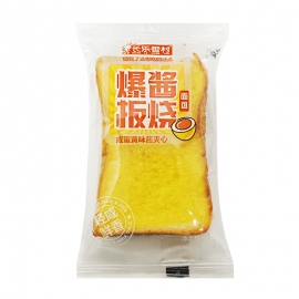 长乐香村爆酱板烧咸蛋黄味夹心面包68g120天/包