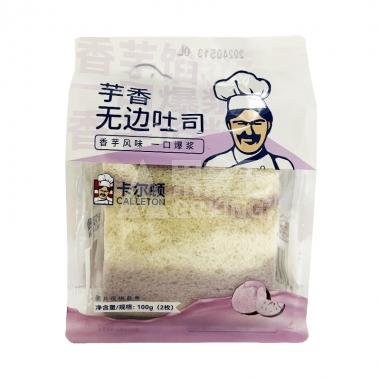 卡尔顿芋香无边吐司面包100g90天/包