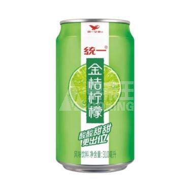 统一金桔柠檬罐装310ml/罐