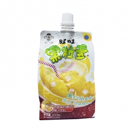 旺旺果粒多果汁饮料300ml（百香果柠檬味）/包