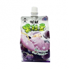 旺旺果粒多果汁饮料300ml（葡萄）/包