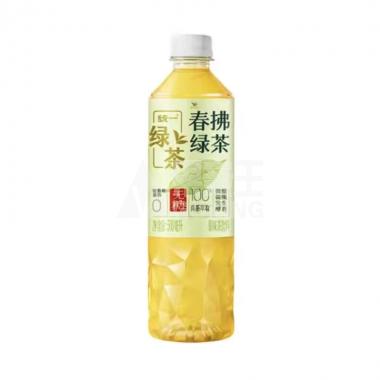 统一无糖春拂绿茶500ml/瓶