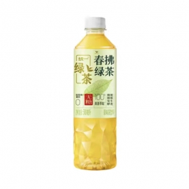 统一无糖春拂绿茶500ml/瓶